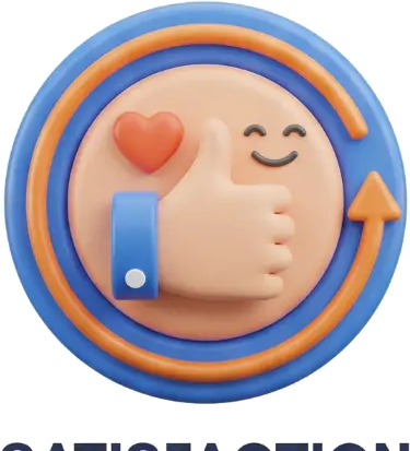 Satisfaction guaranteed badge icon