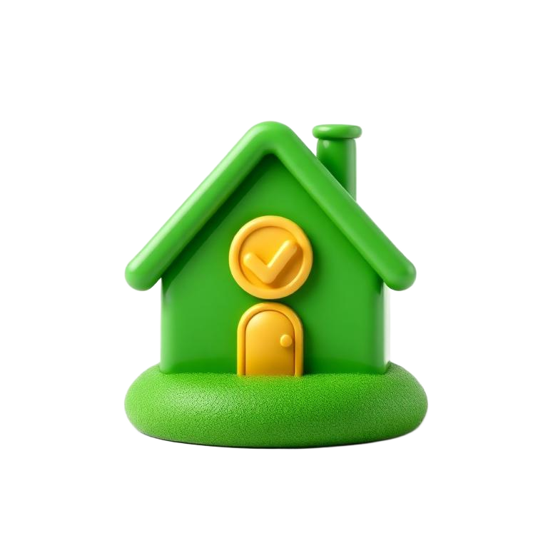 Completed installs house icon